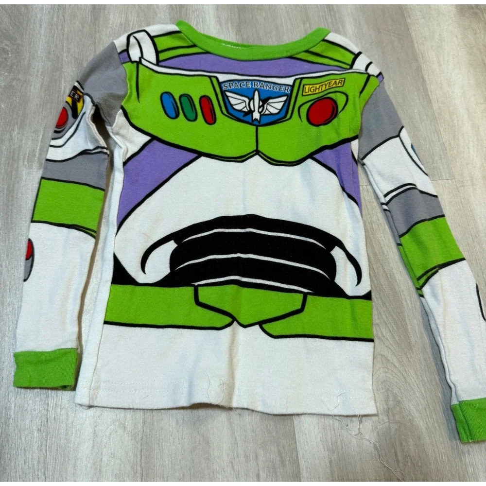 Carters LC Lauren Conrad Disney Pajamas Kids 4-5T Multi Good Christmas Toy Story